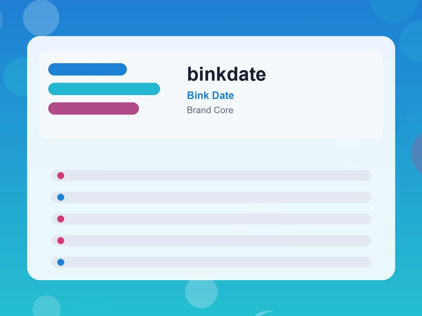 Bink Date binkdate guide visual