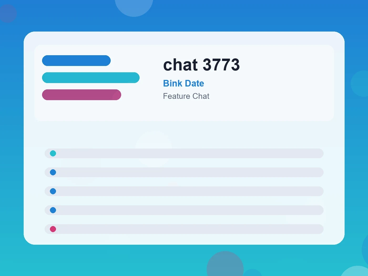 Bink Date chat 3773 guide visual