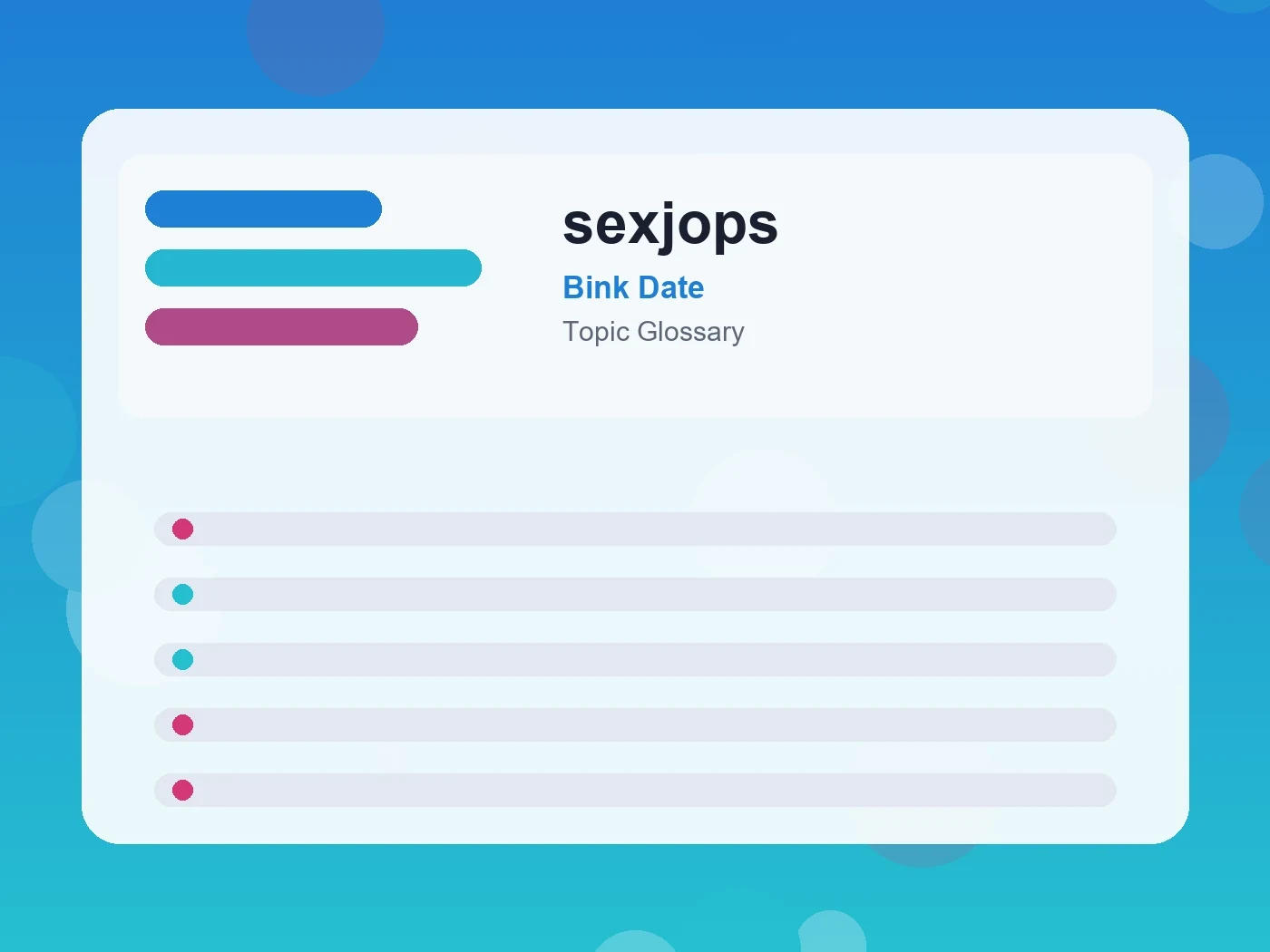 Bink Date sexjops guide visual