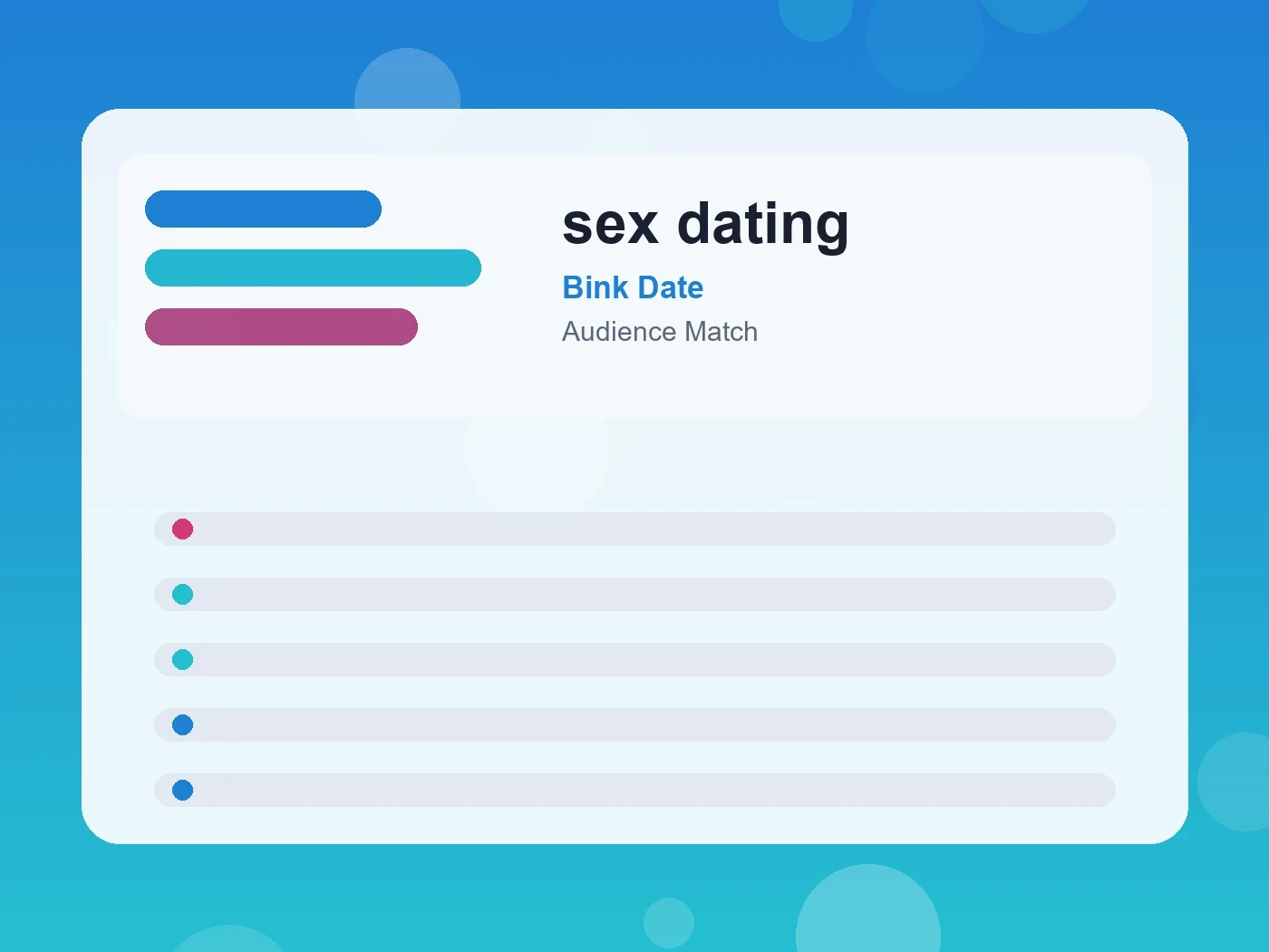 Bink Date sex dating guide visual