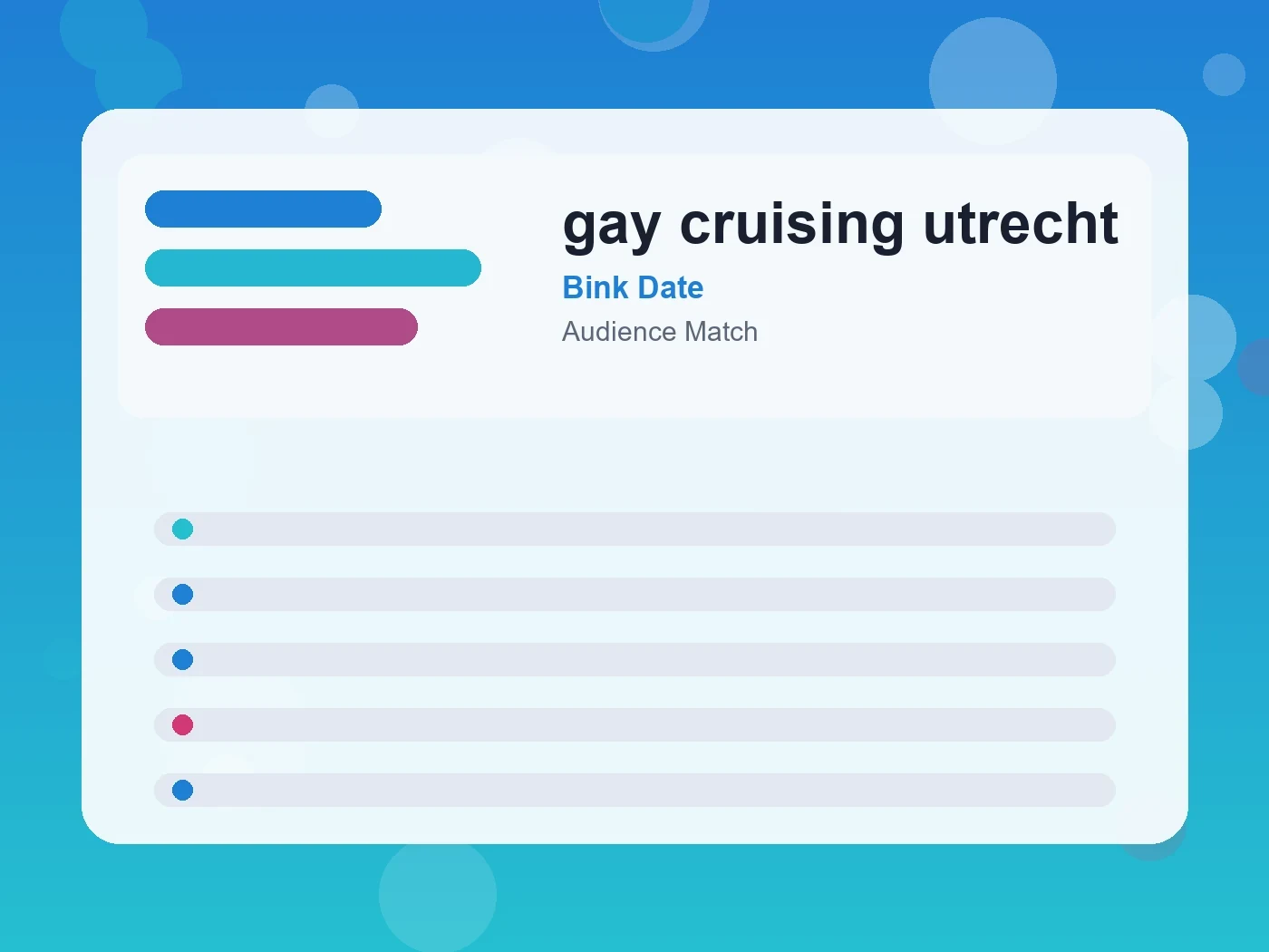 Bink Date gay cruising utrecht guide visual